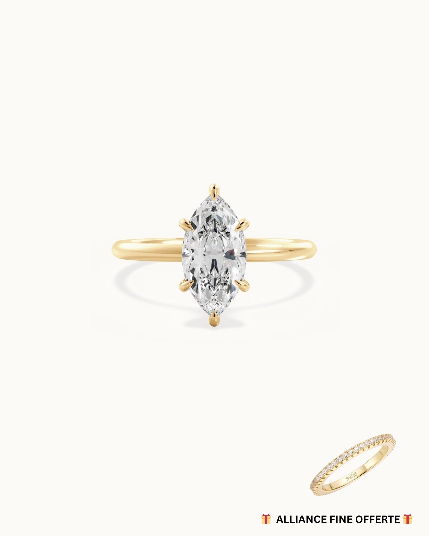 BAGUE LÉA MARQUISE