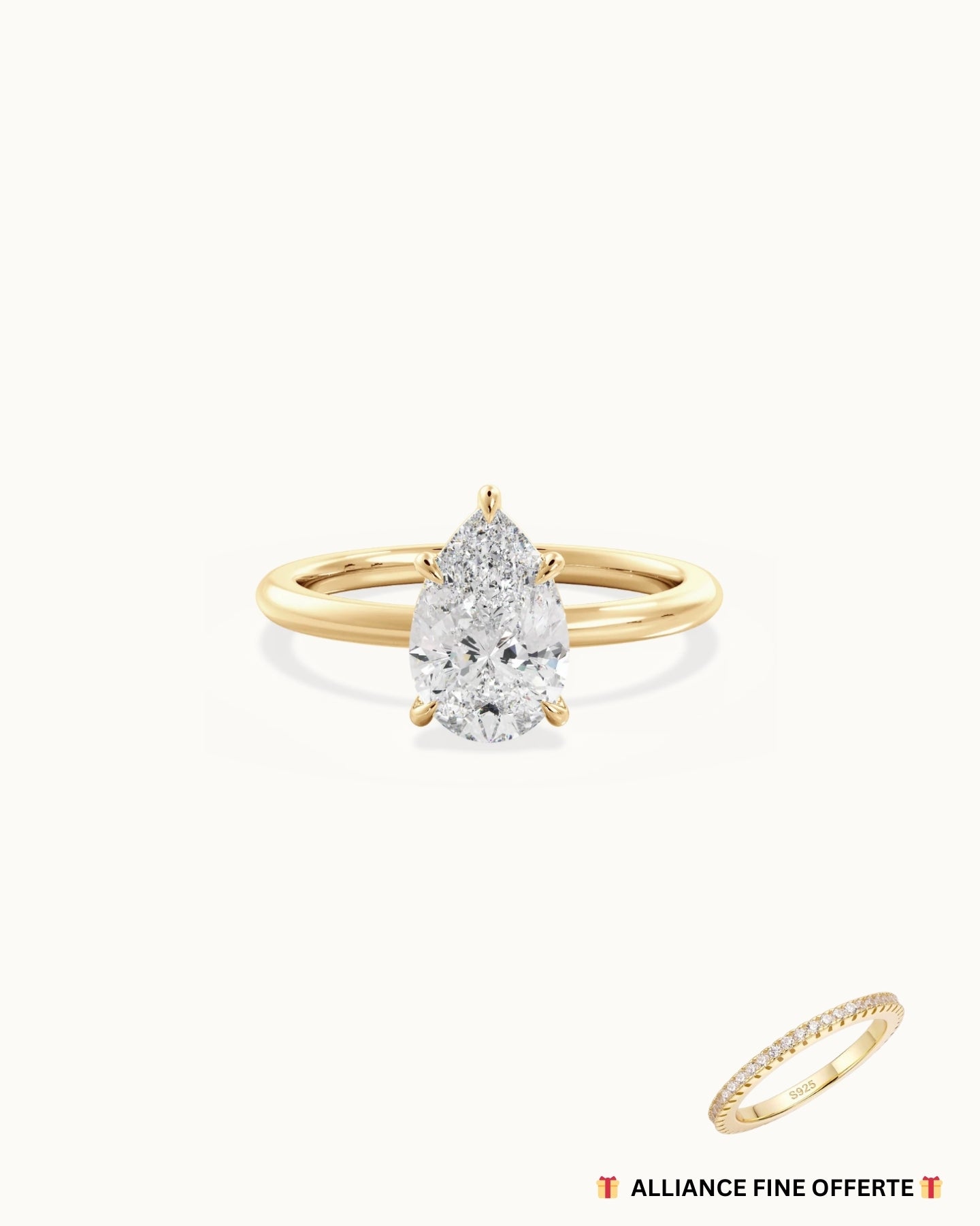 BAGUE AURÉLIA POIRE