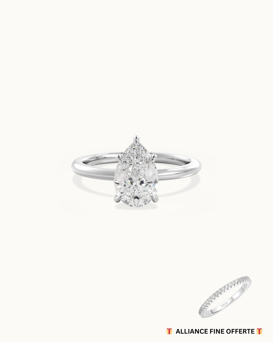 BAGUE AURÉLIA POIRE