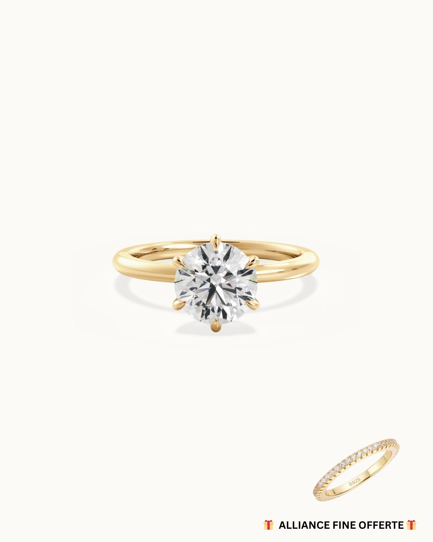 BAGUE CLARA RONDE