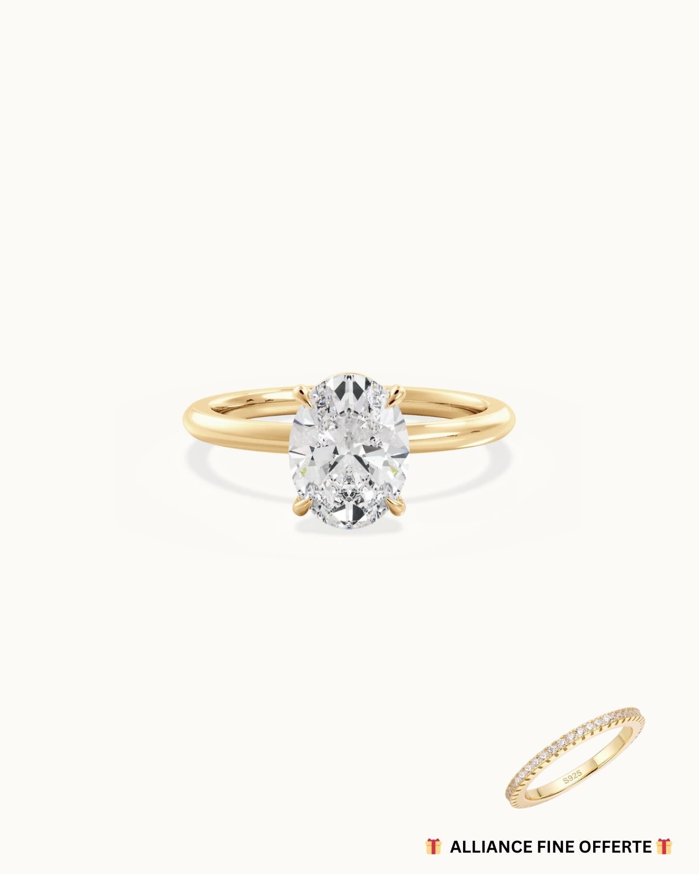 BAGUE ELLA OVALE